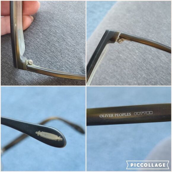 Oliver Peoples Jo Jo OV5173 1282 Unisex Eyeglasses - Matte Black - Made In Italy - Picture 9 of 10